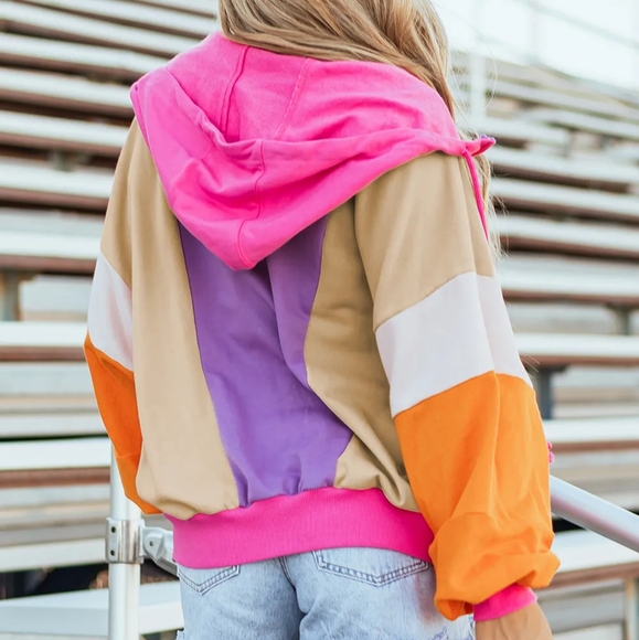 Madison Color Clash Hoodie - Picture 7 of 8